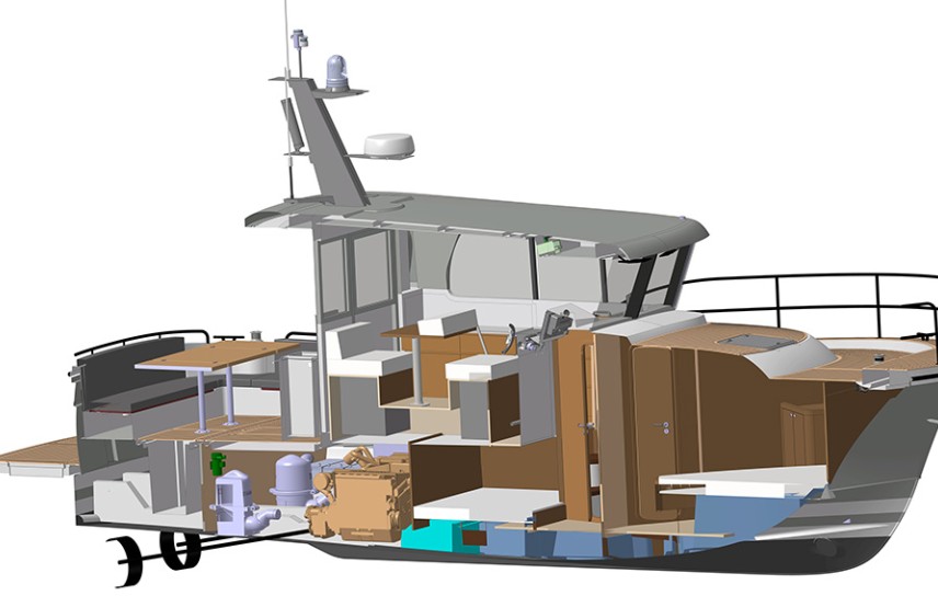 Adriana 36 Fisherman vlasnicka boat