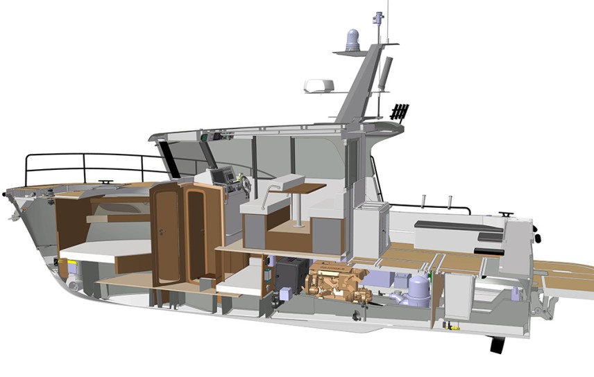 Adriana 36 Fisherman boat