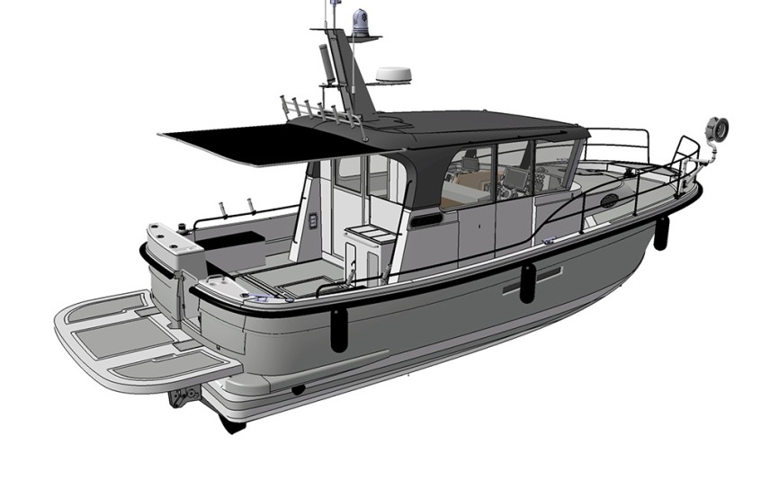 Adriana 36 Fisherman boat